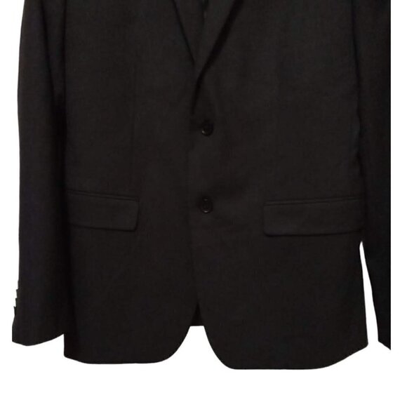 BANANA Republic Charcoal Gray Slim Fit Single Breasted Blazer Sz 42L - Picture 2 of 8